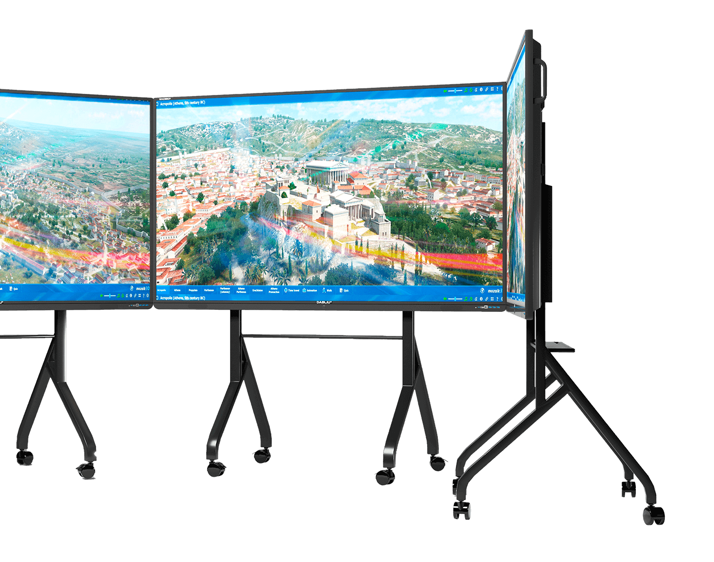 Interactive Monitors<br />
DABLIUTOUCH E13 86" or 100"